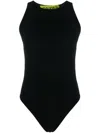 Gauge81 Sleeveless Round-neck Bodysuit In Schwarz