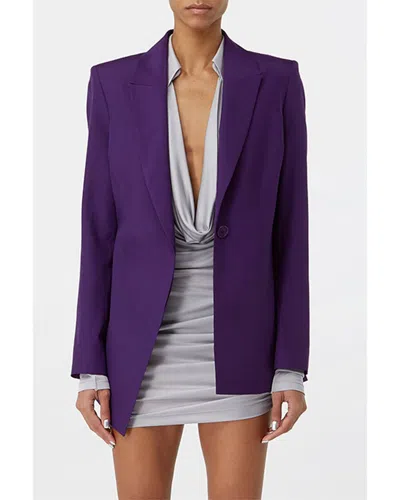 Gauge81 Soka Silk Blazer In Purple