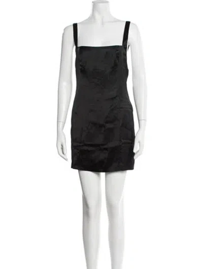 Pre-owned Gauge81 Square Neckline Mini Dress W/ Tags In Black