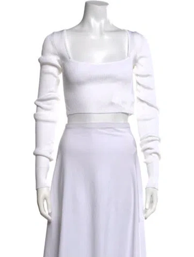 Pre-owned Gauge81 Square Neckline Sweater W/ Tags In White