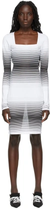 Gauge81 Ssense Exclusive Sada Degradé Dress In White