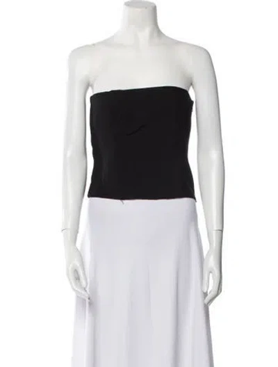Pre-owned Gauge81 Strapless Crop Top W/ Tags In Black
