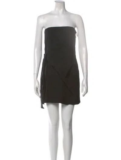 Pre-owned Gauge81 Strapless Mini Dress W/ Tags In Black