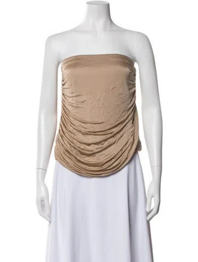 Pre-owned Gauge81 Strapless Top W/ Tags In Neutrals