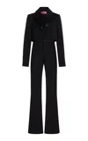 Gauge81 Talara Cutout Wool Blazer Jumpsuit In Black