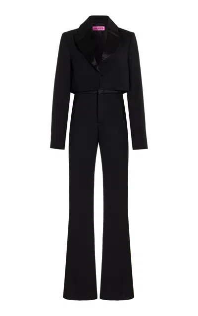 Gauge81 Talara Cutout Wool Blazer Jumpsuit In Black