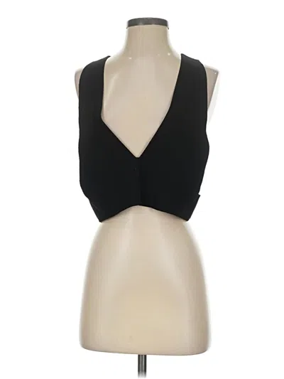 Pre-owned Gauge81 Tank Top Black Halter Neckline Tops