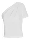 Gauge81 Tartu One-shoulder T-shirt In White