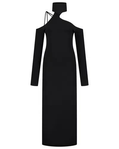 Gauge81 Toris Midi Dress In Black