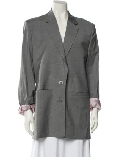 Pre-owned Gauge81 Virgin Wool Blazer W/ Tags In Gray