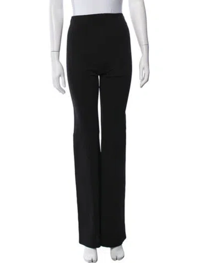 Pre-owned Gauge81 Virgin Wool Straight Leg Pants In Black