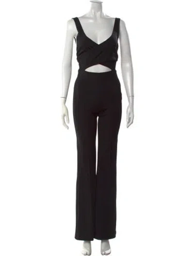 Pre-owned Gauge81 V-neck Jumpsuit In Black