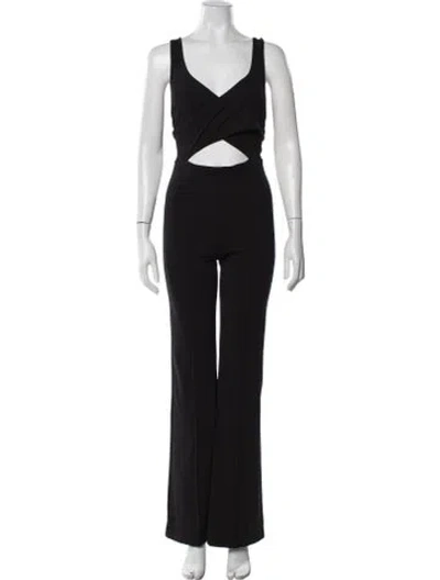Pre-owned Gauge81 V-neck Jumpsuit In Black