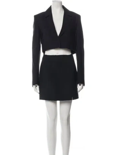 Pre-owned Gauge81 V-neck Mini Dress W/ Tags In Black