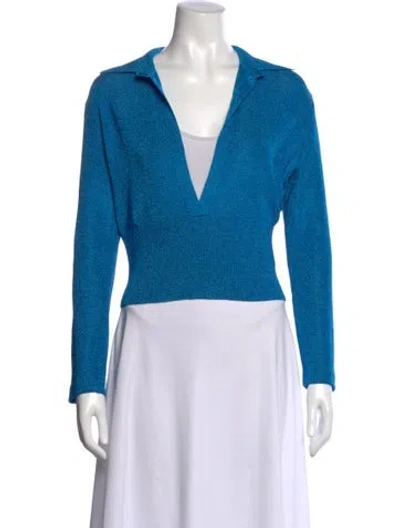 Pre-owned Gauge81 V-neck Sweater In Blue