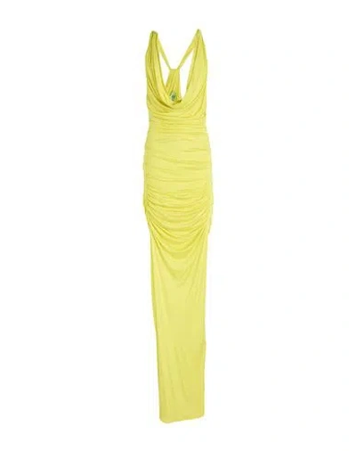 Gauge81 Woman Maxi Dress Pastel Yellow Size 10 Viscose In Yellow