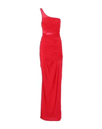GAUGE81 GAUGE81 WOMAN MAXI DRESS RED SIZE 10 VISCOSE, POLYESTER