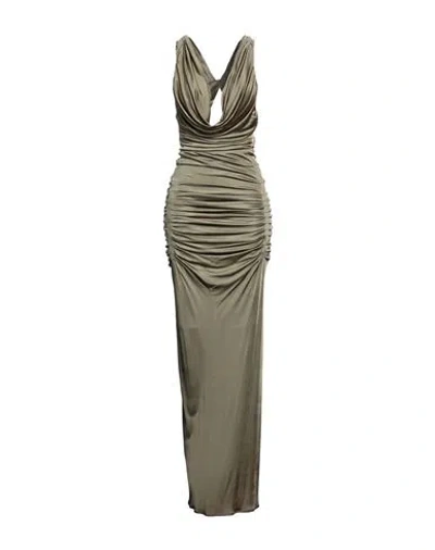 Gauge81 Woman Maxi Dress Sage Green Size 10 Viscose In Sage Green