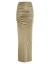 Gauge81 Woman Maxi Skirt Military Green Size 8 Viscose In Green