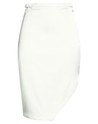 Gauge81 Woman Midi Skirt Light Green Size 4 Viscose, Virgin Wool, Elastane