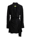 Gauge81 Woman Mini Dress Black Size 10 Silk In Black