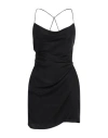 Gauge81 Woman Mini Dress Black Size M Silk In Black