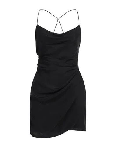 Gauge81 Woman Mini Dress Black Size M Silk