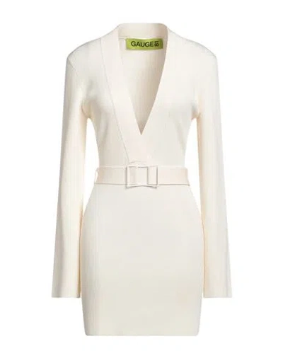 Gauge81 Woman Mini Dress Ivory Size M Viscose, Polyester In White