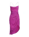 Gauge81 Woman Mini Dress Mauve Size S Silk In Purple