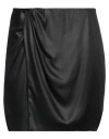 GAUGE81 GAUGE81 WOMAN MINI SKIRT BLACK SIZE S ACETATE, VISCOSE