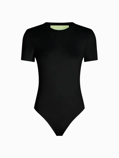 Gauge81 Women's Olite Bodysuit Top In Black