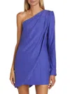 Gauge81 Women's Oria Open-back Silk Minidress In Aster Purple