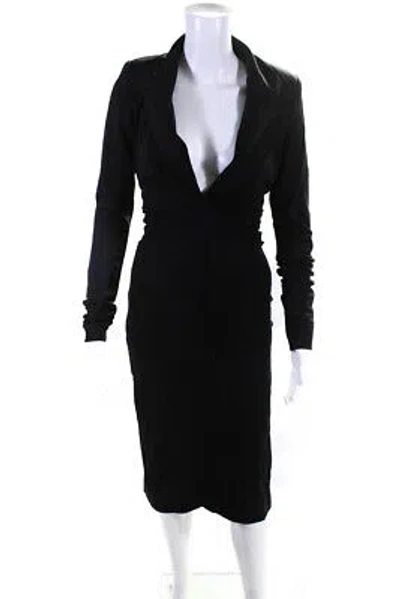 Pre-owned Gauge81 Womens Moata Long Dress - Black Size Xxs