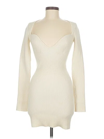 Pre-owned Gauge81 Wool Dress In White