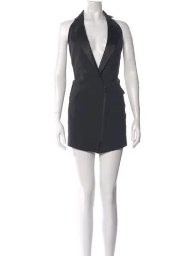 Pre-owned Gauge81 Wool Mini Dress In Blue