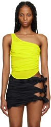 Gauge81 Saray One-shoulder Top In Quince