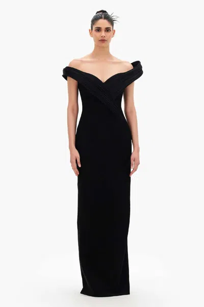 Gaurav Gupta Astral Sculpted Gown In Black