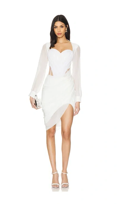 Gaurav Gupta Corseted Sculpted Dress In 白色