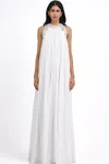 Gaurav Gupta The Pearl Embellished Silk-chiffon Waterfall Gown In Ivory