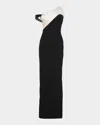 Gaurav Gupta Petal Off-the-shoulder Column Gown