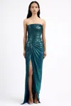 Gaurav Gupta The Reflection Jersey Gown In Green
