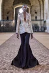 Gaurav Gupta Reptilian Glass Jacket With Trousers