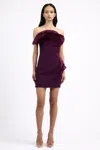 Gaurav Gupta The Wave Ruffled Crepe Mini Dress In Purple