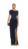 Gaurav Gupta Gown È£™å­� Â€“ Å¤œè“�è‰². Å°ºç � 6 (also Â€“ 0, 2, 4). In Blue