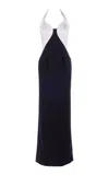 Gaurav Gupta The Armor Sculpted Crepe Gown In Black
