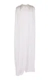 Gaurav Gupta The Infinity Embellished Silk-chiffon Caftan In White