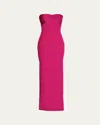 Gaurav Gupta The Infinity Column Gown In French Fuschia