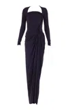Gaurav Gupta The Wave Sculpted Gown In Black