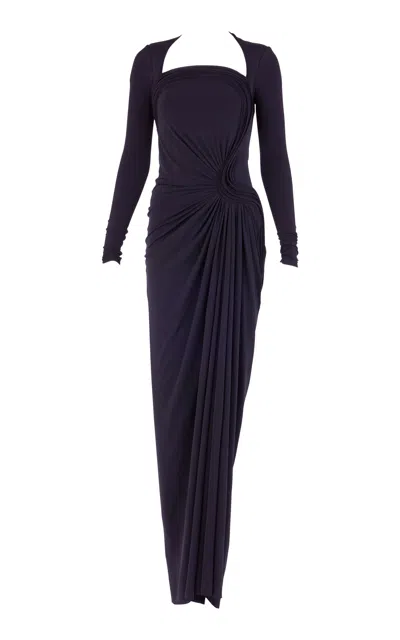 Gaurav Gupta The Wave Sculpted Gown In Black