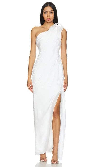 Gaurav Gupta Toga Draped Gown In 白色